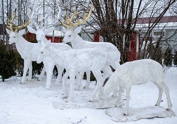 Новогодние олени Деда Мороза на Reklam.ru ❄ Северные олени