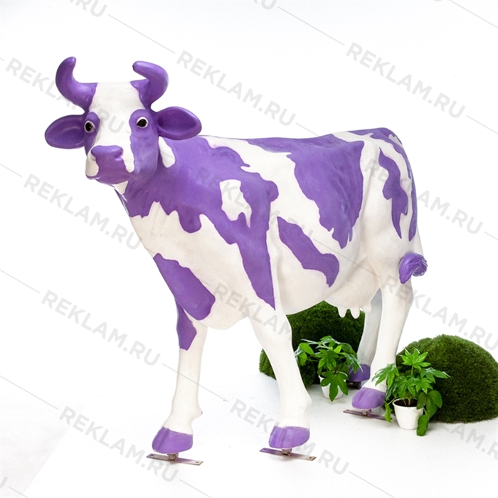 Ростовая фигура корова "Milka", пластик купить недорого | Цены ...