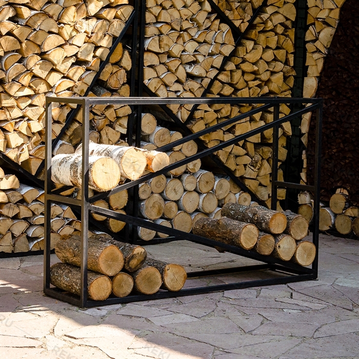 Дровница уличная из металла купить недорого | Цены производителя 14 250 ...