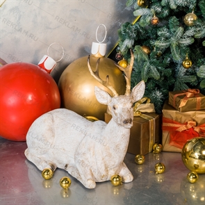 {{photo.Alt || photo.Description || 'Объемная фигура Косуля  U09016-WG цв.белый с золотом h=70 см'}}