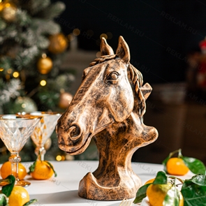 {{photo.Alt || photo.Description || 'Подставка под очки Голова коня U09398 полистоун h=25 см'}}