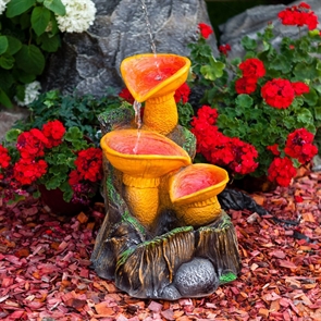 {{photo.Alt || photo.Description || 'Фонтан декоративный для сада Грибы F08375 стеклопластик, высота 49 см'}}