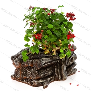 {{photo.Alt || photo.Description || 'Кашпо  садовое для цветов Пень F08489'}}