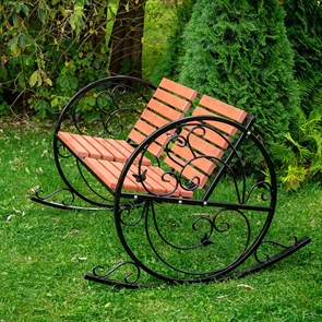 {{photo.Alt || photo.Description || 'Кованое кресло-качалка разборное 2-х местное с ДПК 881-040R'}}