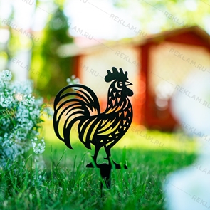 {{photo.Alt || photo.Description || 'Фигура для сада из металла Петух'}}