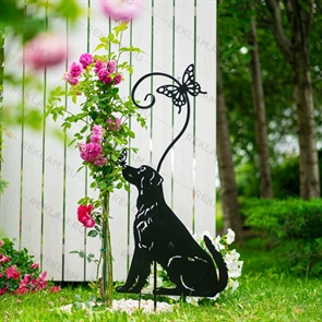 {{photo.Alt || photo.Description || 'Шпалера для садовых растений Собака с бабочкой 202-015 h=110 см'}}
