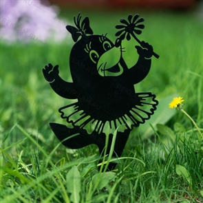{{photo.Alt || photo.Description || 'Садовая декоративная фигура Крот балерина металл'}}