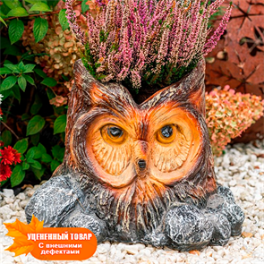 {{photo.Alt || photo.Description || 'Садовое кашпо для ветов Пень F08560 полистоун h=34 см'}}