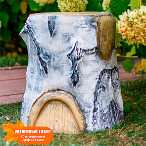 {{photo.Alt || photo.Description || 'Садовая фигура Пень берёзовый U07904 стеклопластик h=42 см'}}