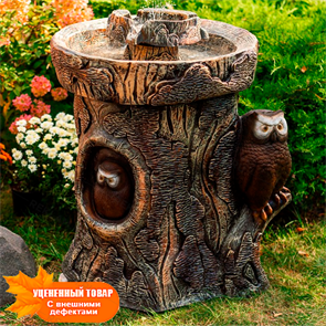 {{photo.Alt || photo.Description || 'Декоративный фонтан для сада с совой U07936 стеклопластик h=80 см'}}