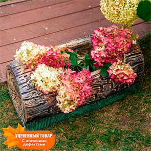 {{photo.Alt || photo.Description || 'Кашпо для садовых растений Бревно малое U07943 стеклопластик L=61 cм'}}