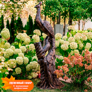 {{photo.Alt || photo.Description || 'Фигура Павлин на ветке US07578 стеклопластик h=190 см'}}