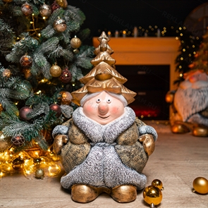 {{photo.Title}} {{photo.Alt || photo.Description || 'Фигура Снегурочка  U09386 полистоун h=60 см'}}