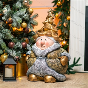 {{photo.Title}} {{photo.Alt || photo.Description || 'Фигура Снегурочка  U09386 полистоун h=60 см'}}