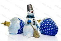 новогодний декор из пластика