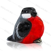 ростовая фигура снегирь из стеклопластика