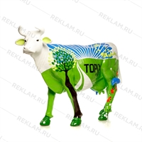 рекламная фигура коровы из стеклопластика