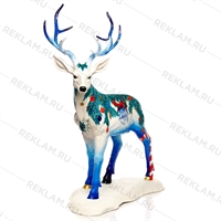 рекламная фигура новогодний олень
