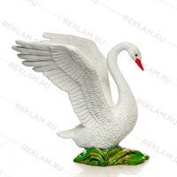 парковая скульптура лебедь