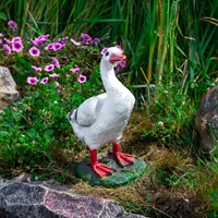 парковая скульптура гусь