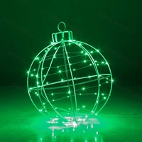 светящаяся фигура елочный шар