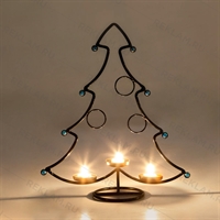 новогодний кованый подсвечник 