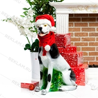 рекламная фигура из полистоуна собака