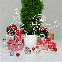 новогоднее уличное освещение