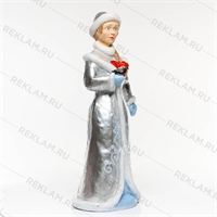 новогодняя ростовая фигура снегурочка