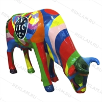 рекламная фигура коровы в натуральную величину