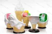 ростовые рекламные фигуры мороженого