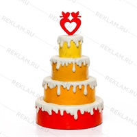 пенопластовый торт