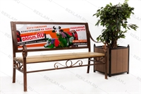 рекламная уличная мебель