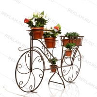 кованая бронзовая подставка велосипед