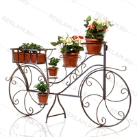 рекламная подставка под цветы велосипед