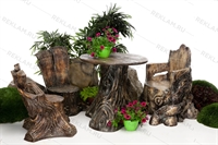 мебель из стеклопластика в эко-стиле