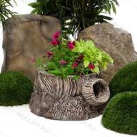 цветочное кашпо под дерево