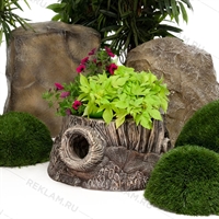 цветочное кашпо в эко-стиле