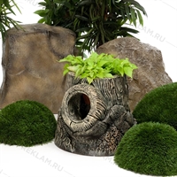 цветочное кашпо в эко-стиле