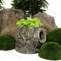 цветочное кашпо под дерево