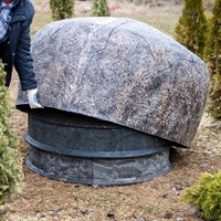 декоративная крышка септика