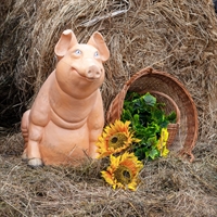 рекламная фигура свиньи