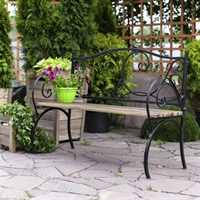 кованая мебель для летнего кафе