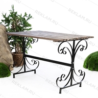 кованый стол для летней площадки
