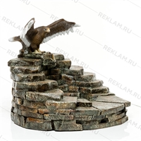 декоративный фонтан под камень