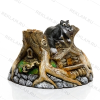 декоративная крышка септика кот ученый