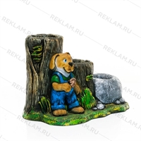 декоративное кашпо на три цветка