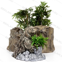 кашпо под камень