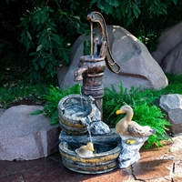 декоративный мобильный фонтан