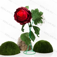 огромные цветы из пенопласта